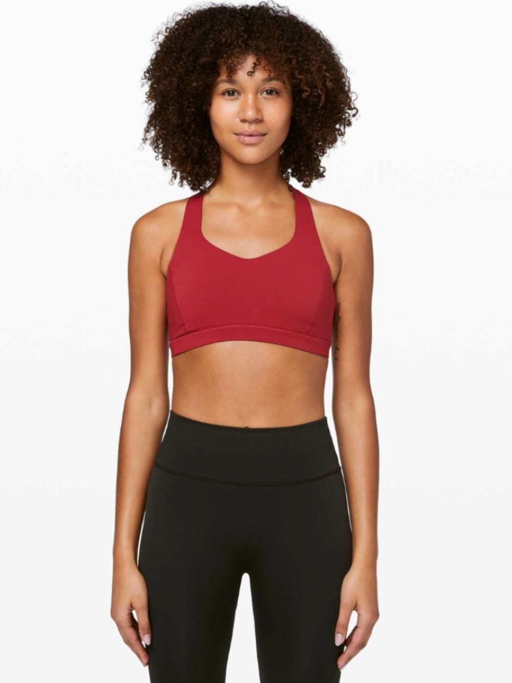 Lululemon Free To Be Serene Bra Scarlet Size 4